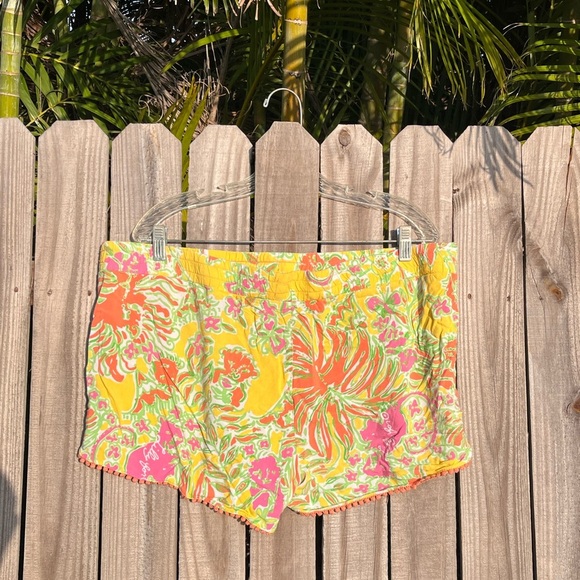 Imperfect Lilly Pulitzer x Target shorts XXL 2015 drawstring elastic waistband - Picture 2 of 15